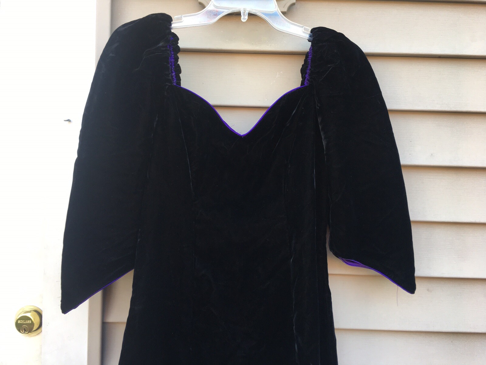 Sharon Atkins Dejavu Vintage Formal Dress Black/Purple Size 12