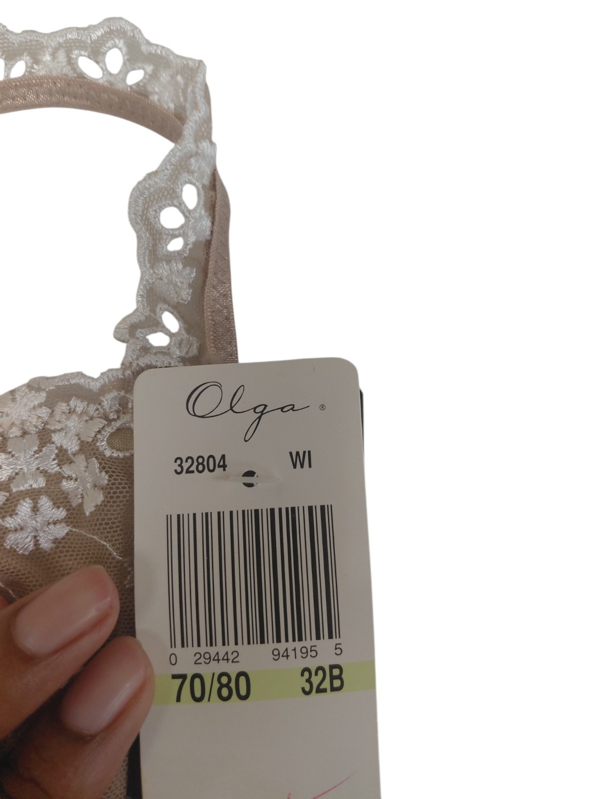 Vintage Olga Bra Size 32B