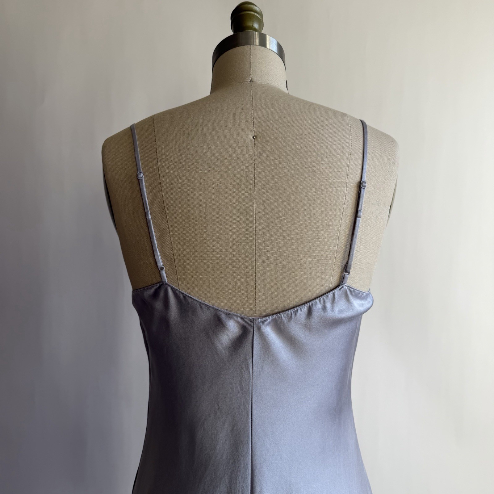 Vintage 1999 Victoria’s Secret Silk Slip Dress Lilac Grey Size S