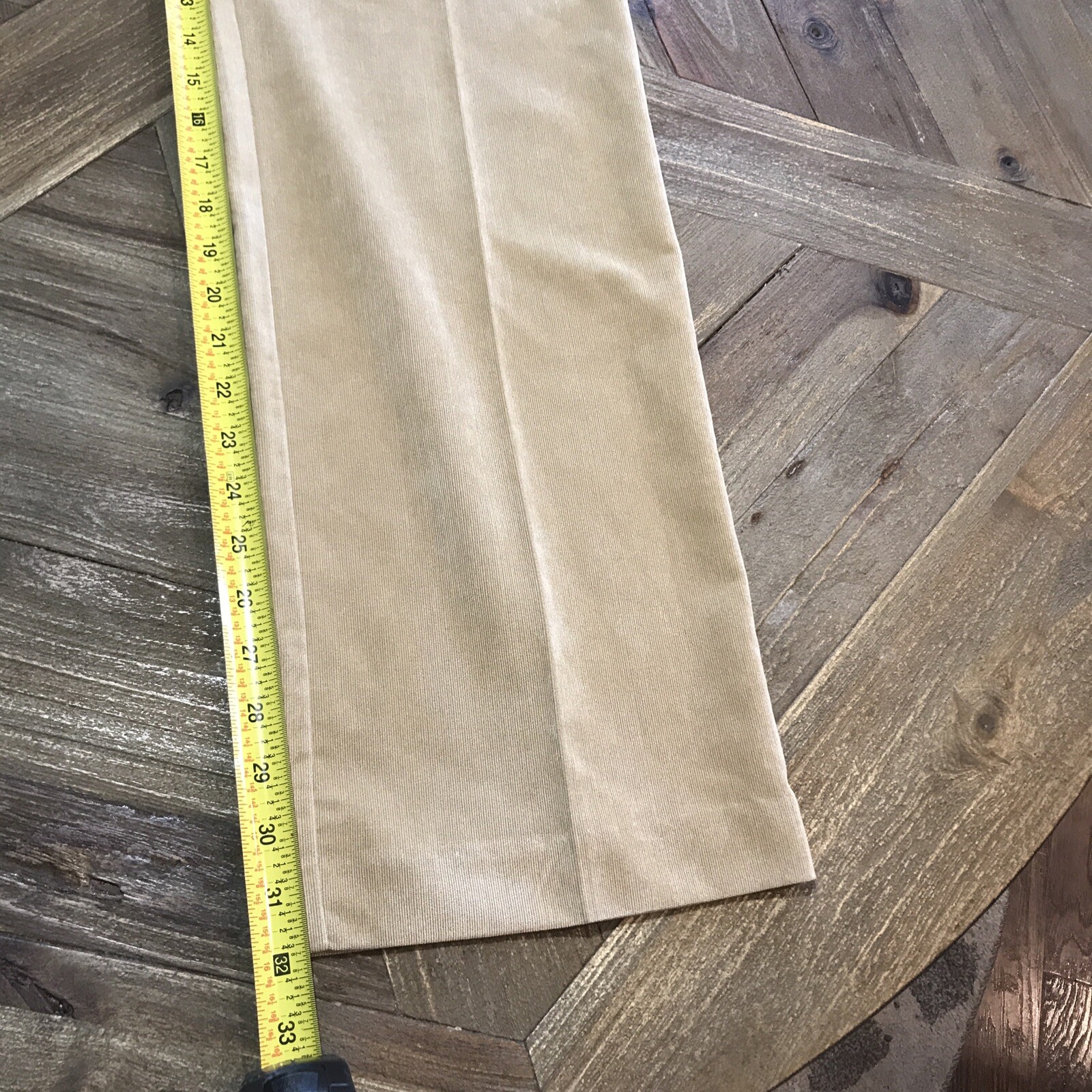 Vintage David Brooks Beige Pants Womens Corduroys Size 8