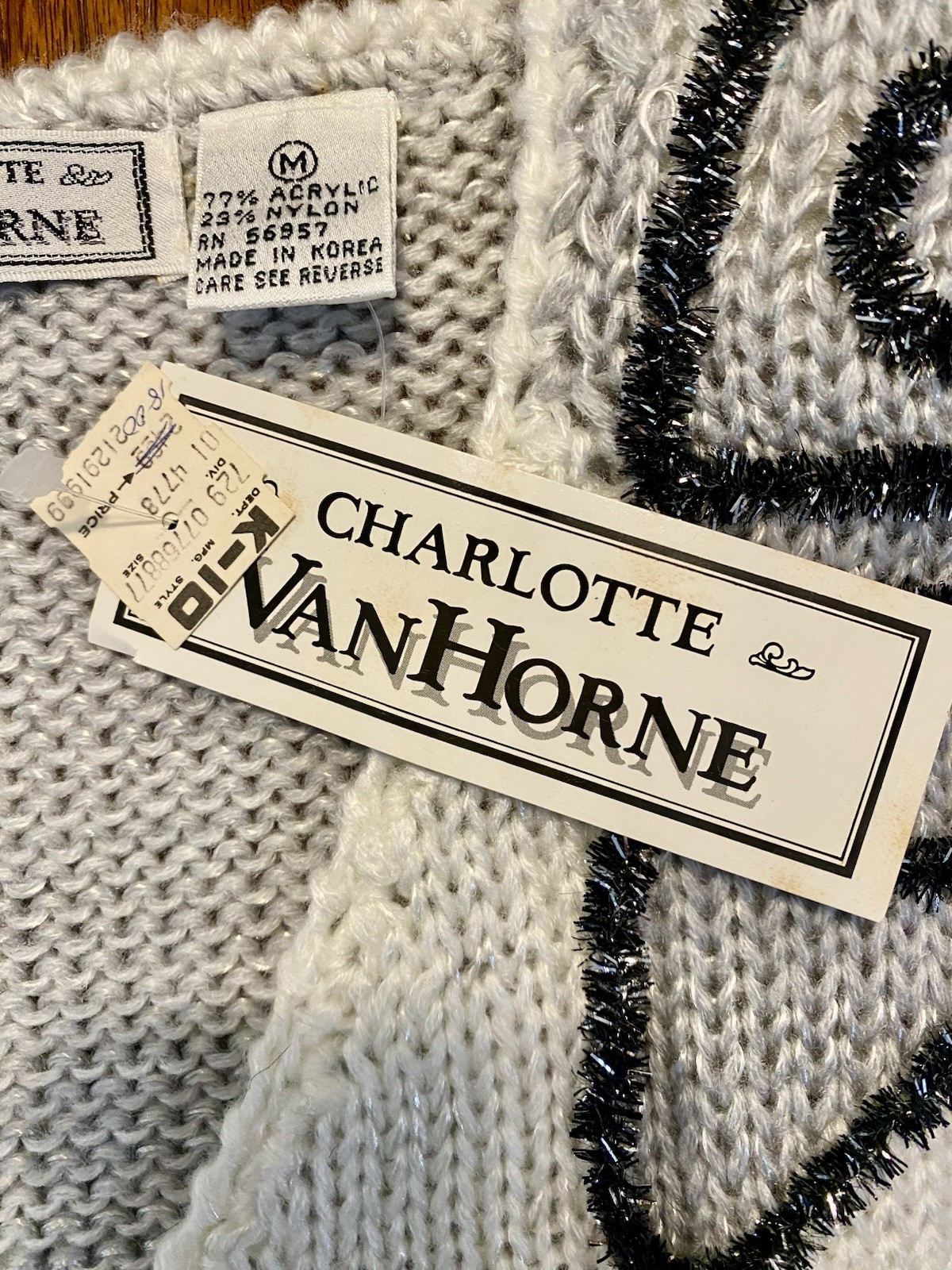 2 Vintage 1980s Women’s Sweaters New with Original Tags