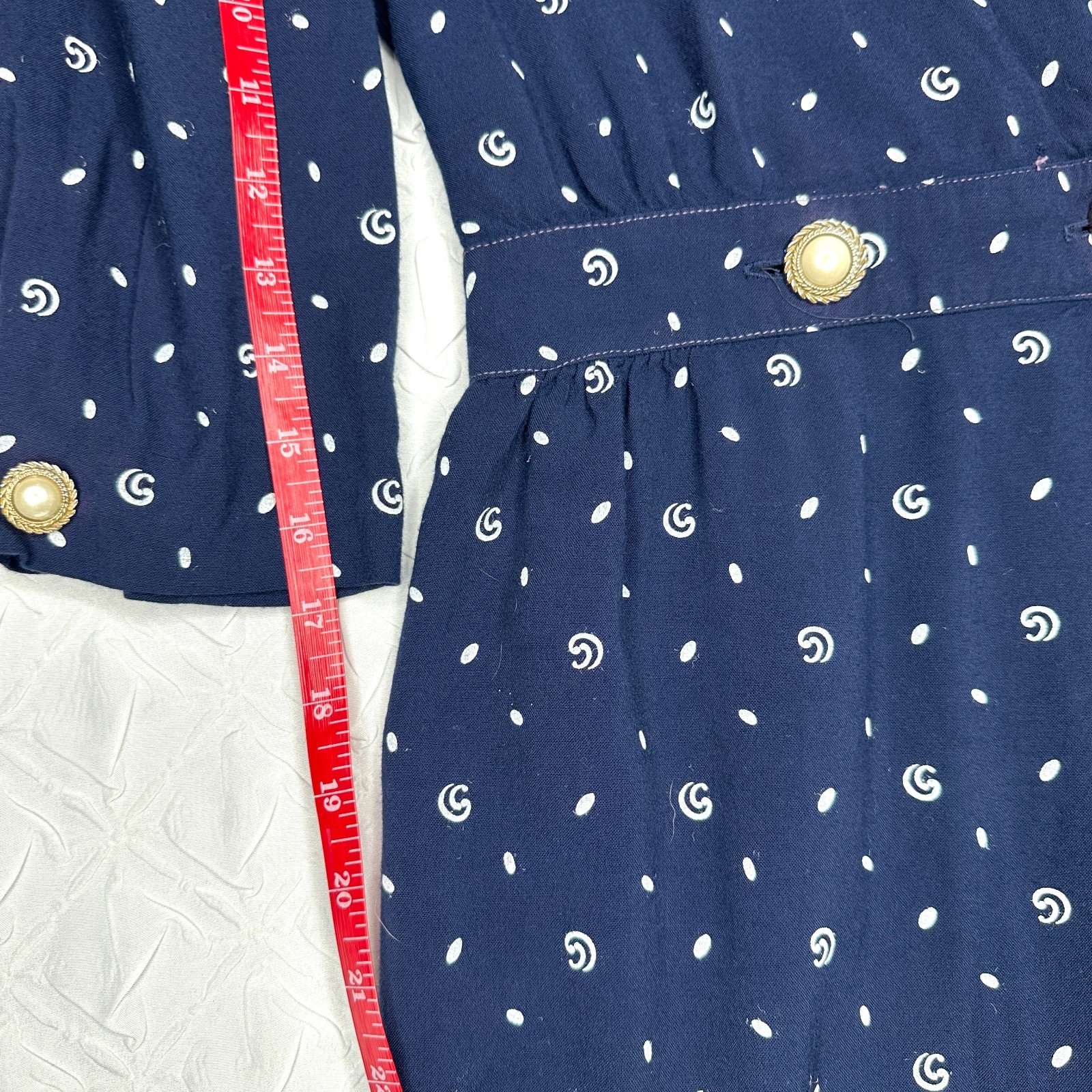 Vintage R.E.O. Originals Union Made Dress, 10. Polka dots 80s Preppy Library
