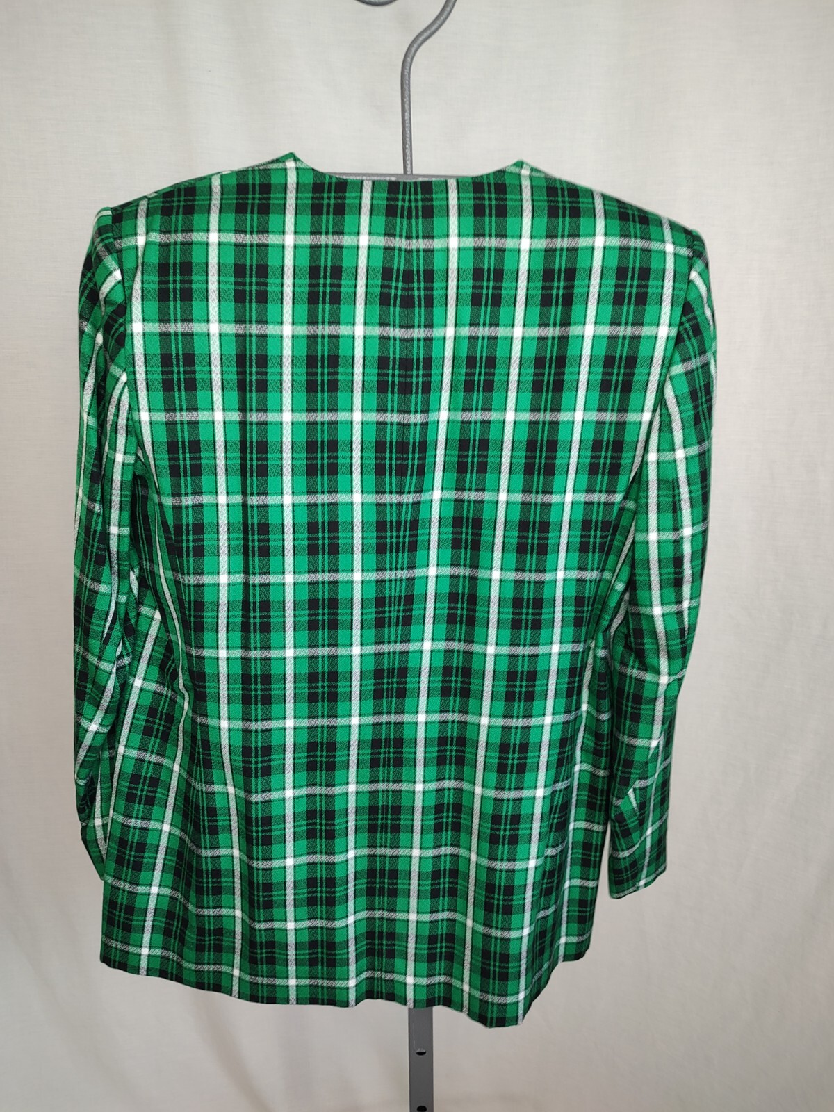 VGT 90’s Pendleton Classic Blazer Jacket Plaid Double Breasted Womens Sz 10 NOS