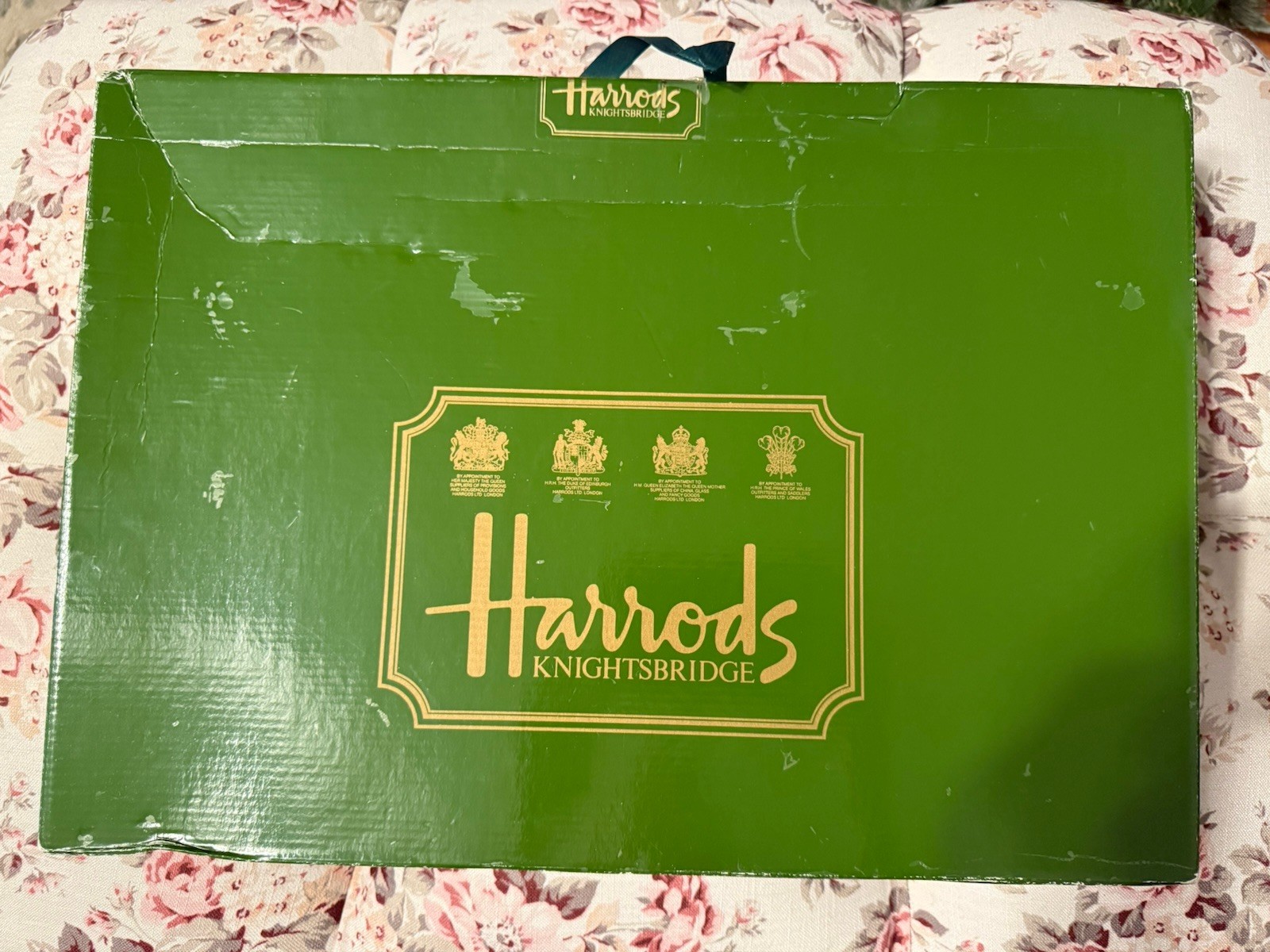 Vintage Harrods London Saxon Lingerie Blush Pink Long Nightgown NEW in Box 1997