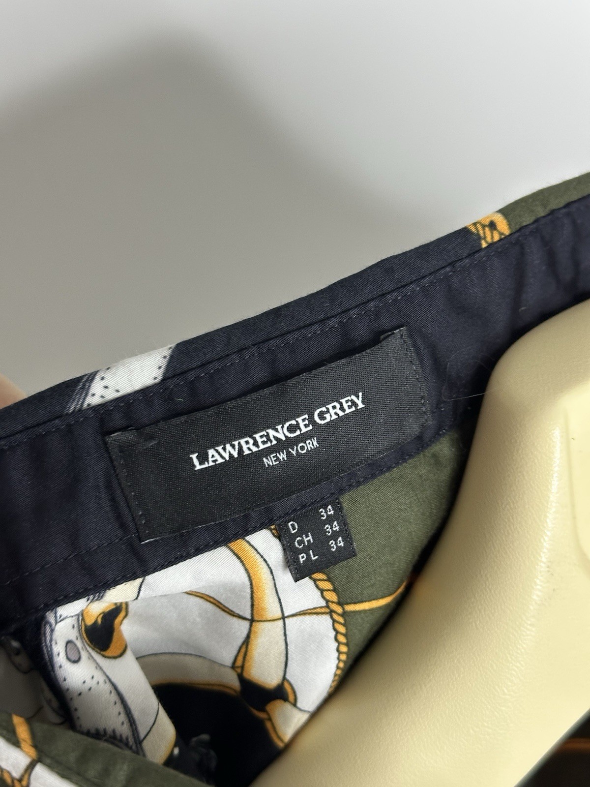 Lawrence Gray New York Women Shirt Collar Size 34