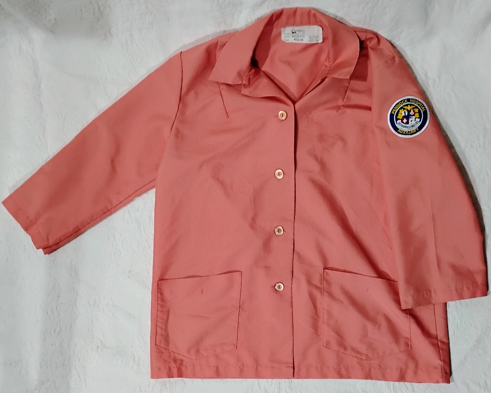 Vintage Pennock Hospital Auxiliary Nurse Smock Uniform by Angelica HASTINGS, MI