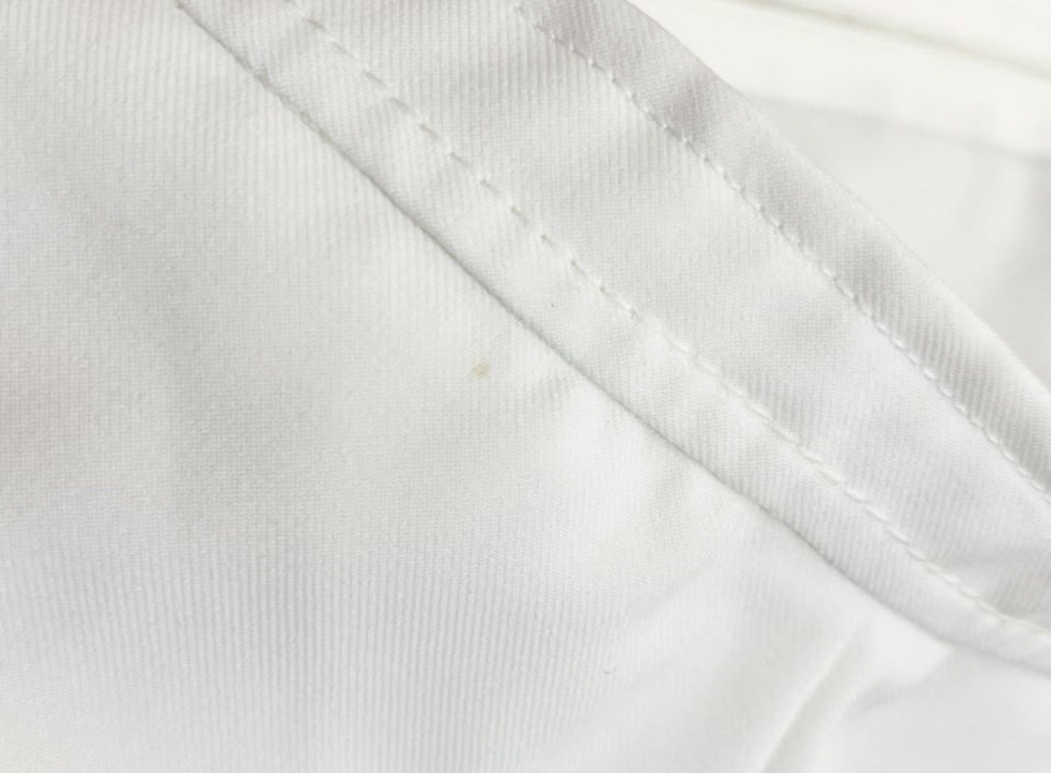 Vintage Girl Talk White Polyester Skirt Size 13/14 28” Waist