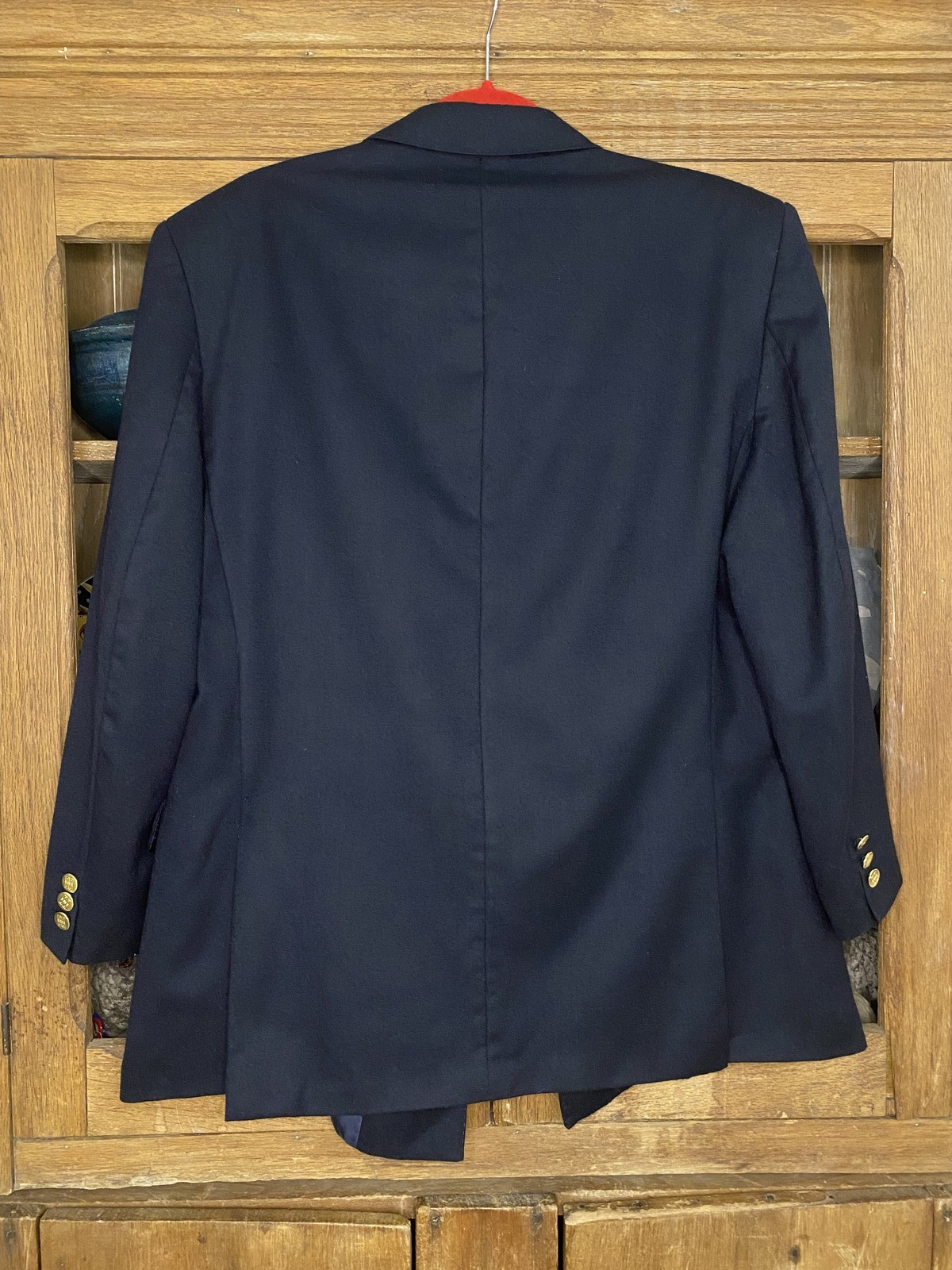 Oversized 80s Wool Blazer Size 16