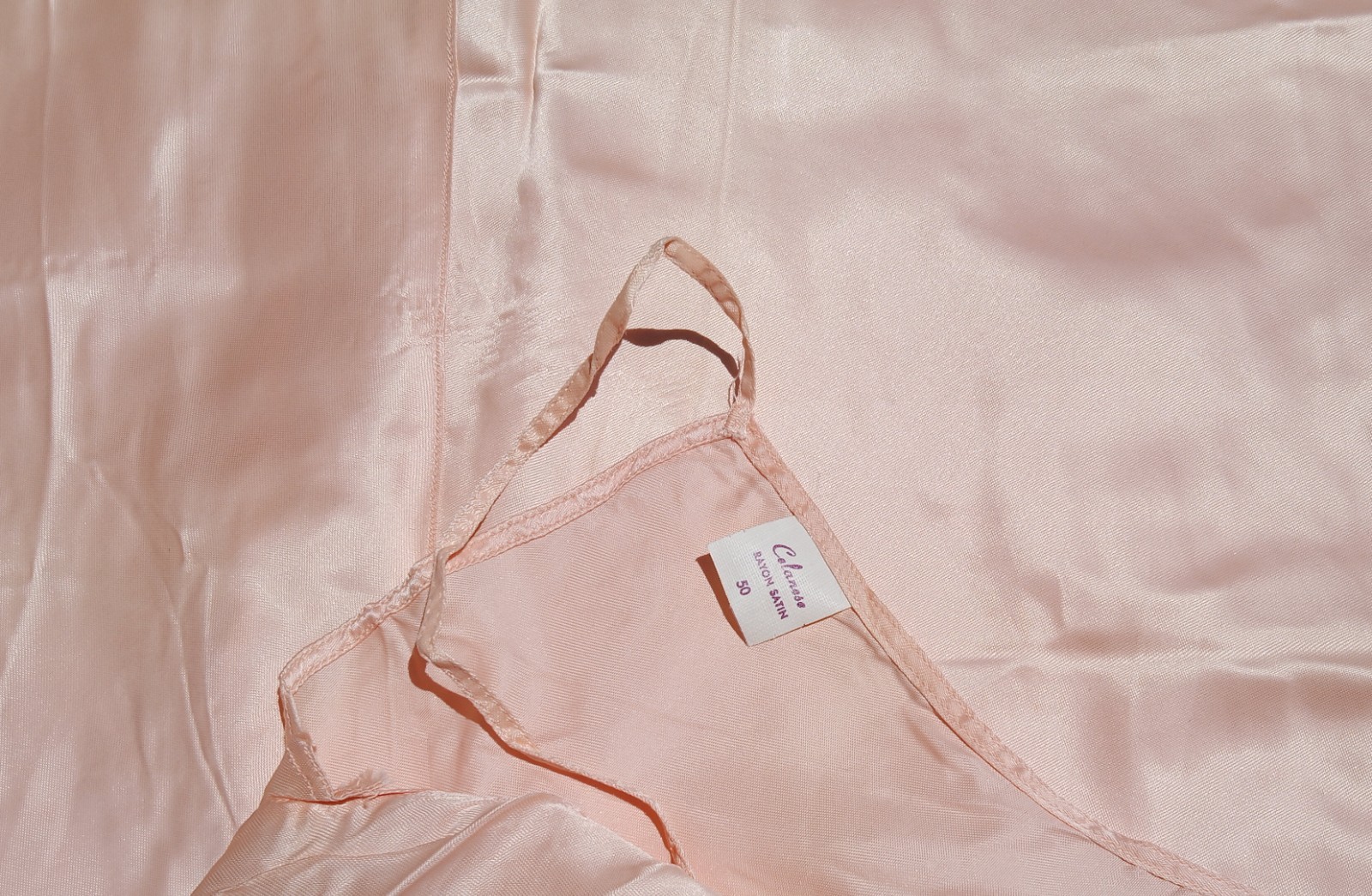 Celanese Rayon Satin 50 Dress Slip (FLAW)