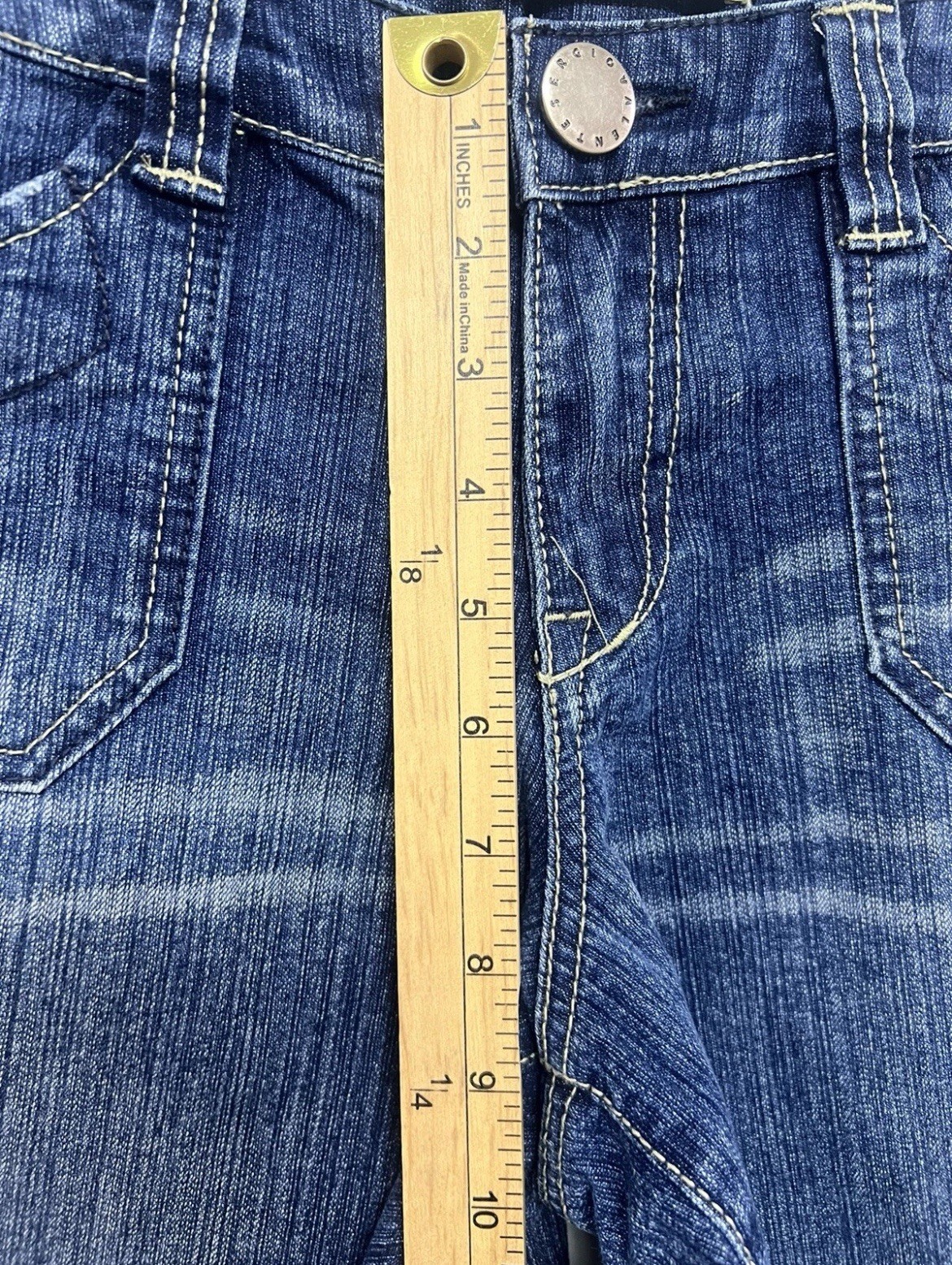 Vintage Sergio Valente Jeans Womans Extra Wide Leg Capri Gaucho Boho Chic Size8