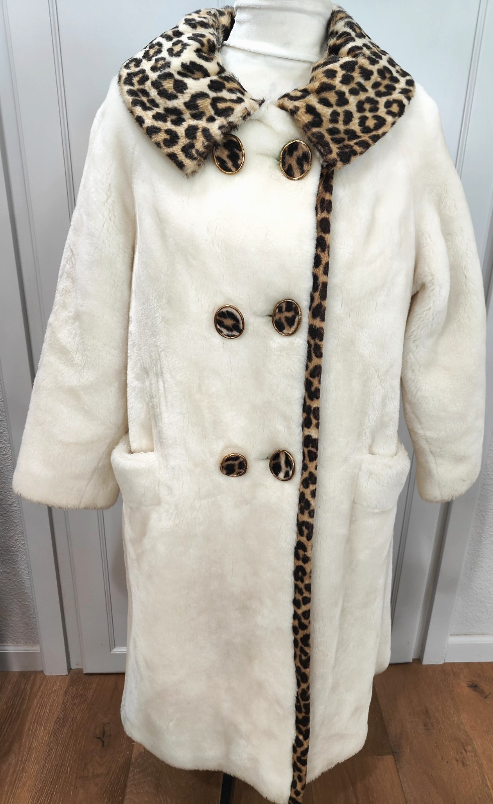 Vintage Norba by GLENOIT Faux Fur Coat 1950’s /1960’s