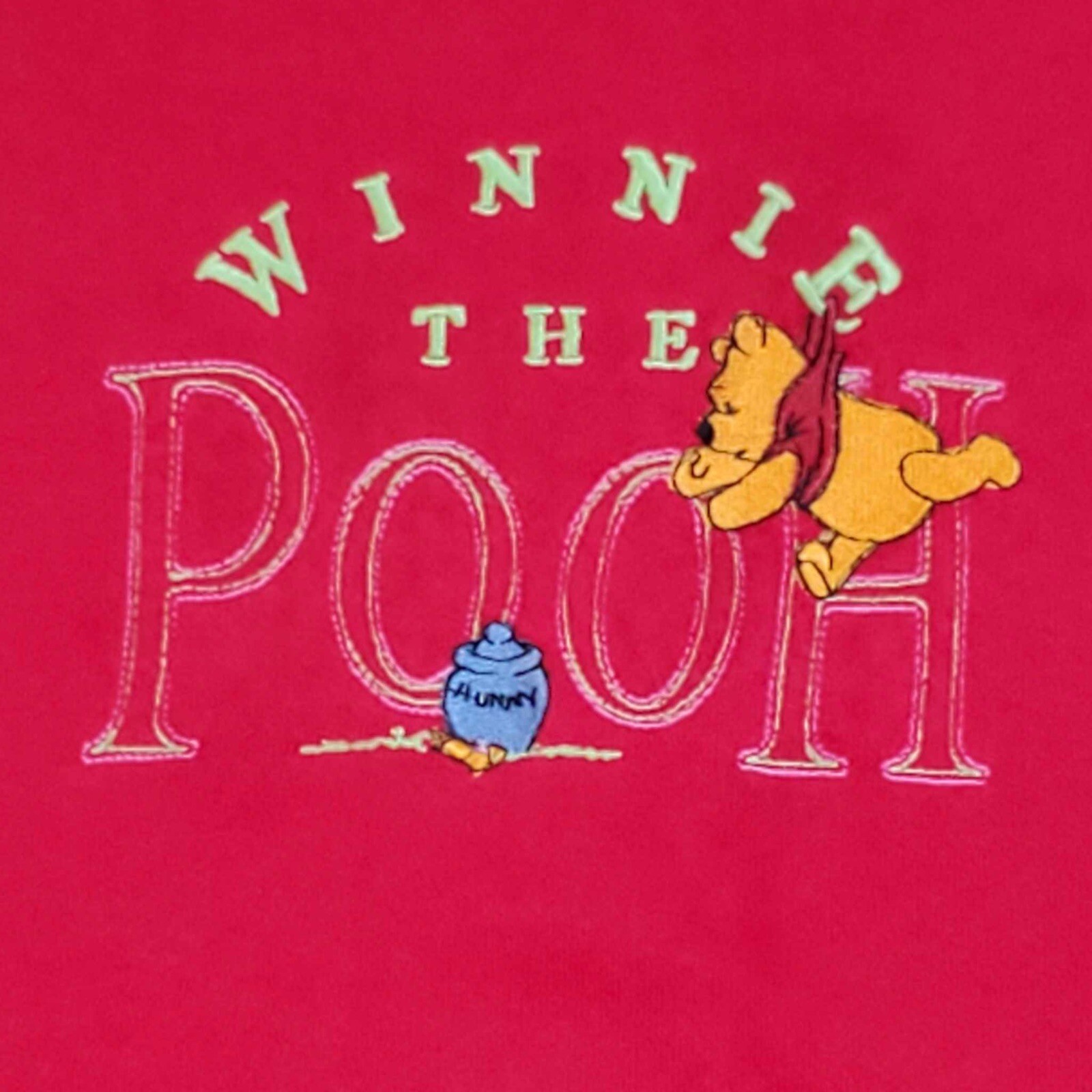 VINTAGE Disney Classic Pooh Pullover Sweater Sweatshirt 2XL Made In USA
