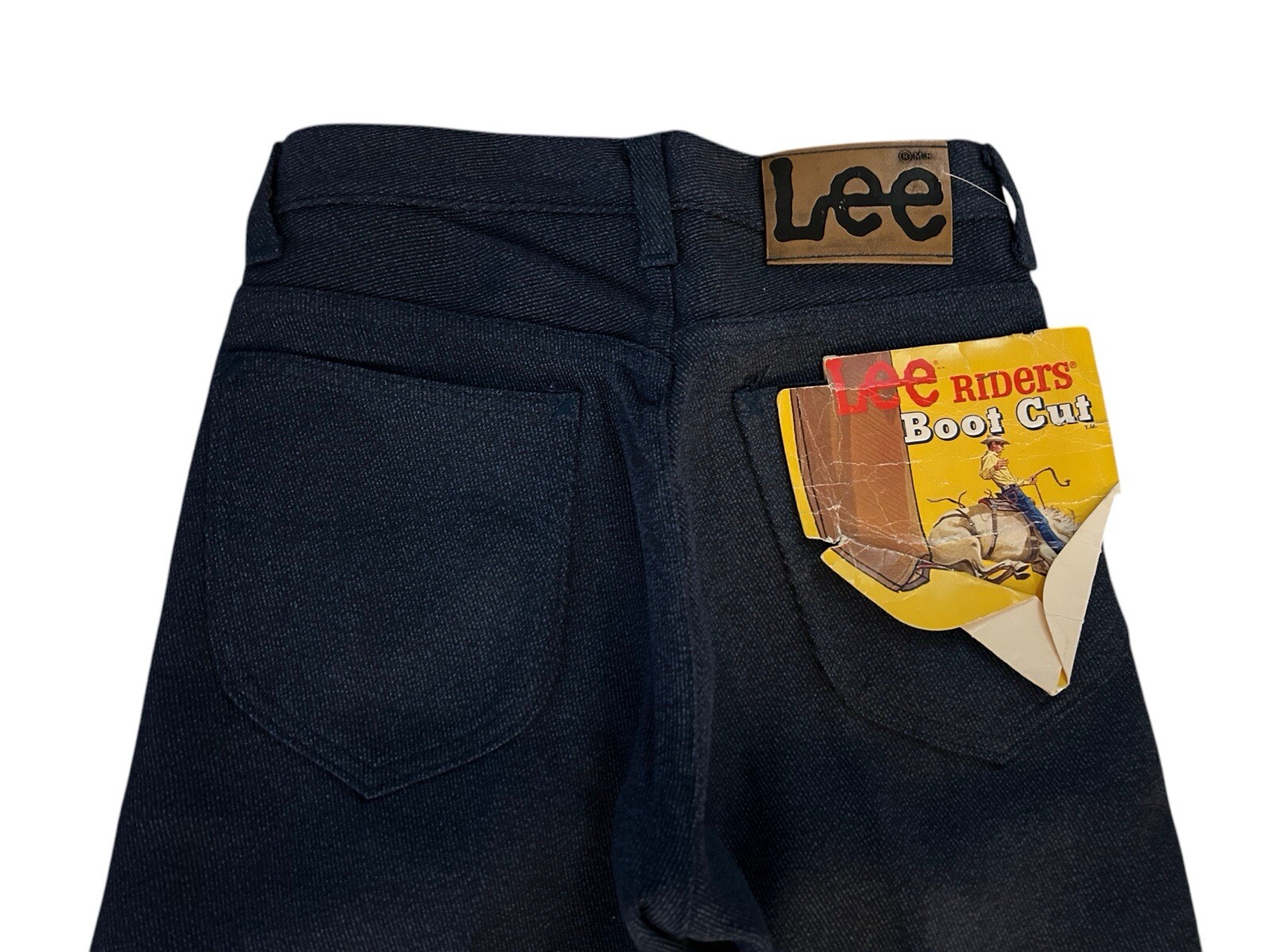 Vintage RARE LEE Riders Boot Cut Denim Blue Jeans Deadstock Women 27” NOS Unisex