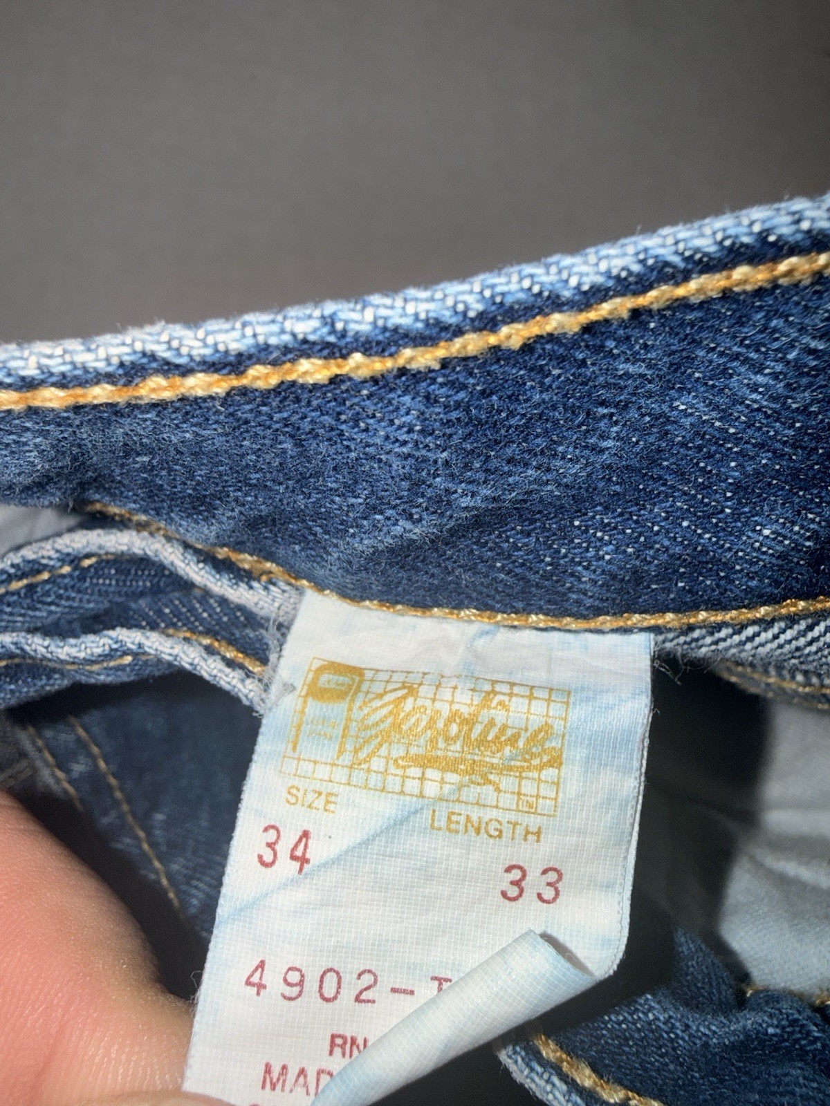Vintage 1980s Jeans Gasoline Brand Classic Retro Denim Pants Style True Rare USA
