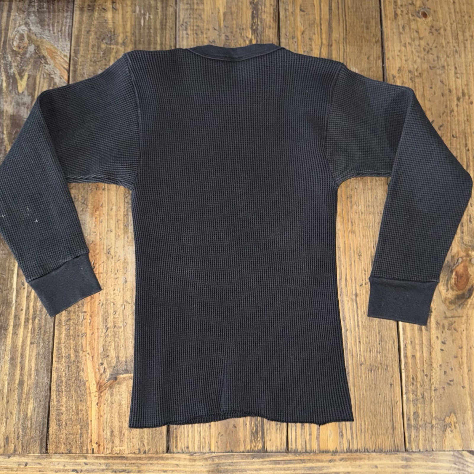 Harley-Davidson Motorcycle 3D Emblem Vintage 1985 Waffle Thermal Shirt Small