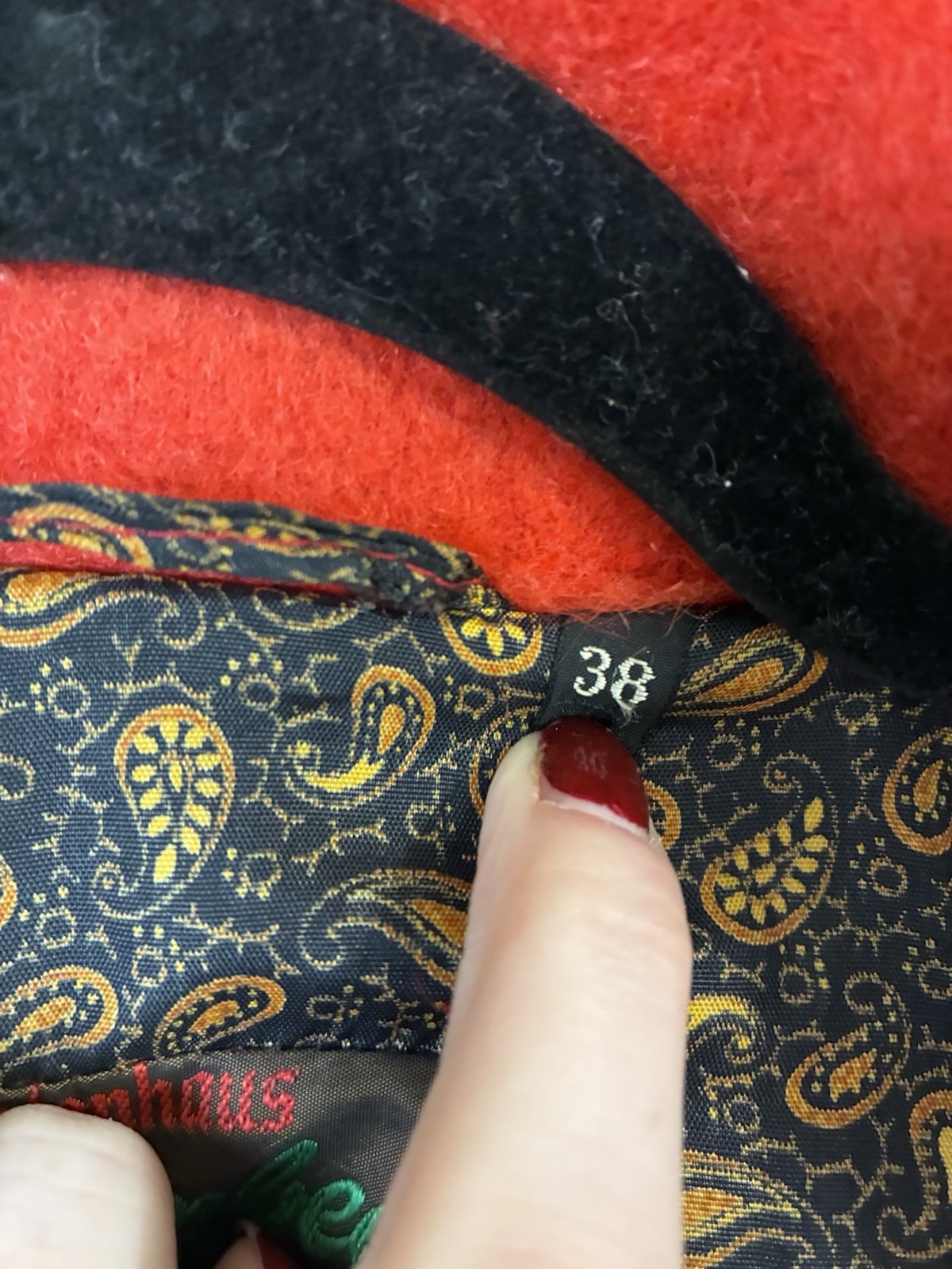 Vintage Austrian Loden Wool Cape Coat Orange 1960s 1970s German Fashion Style