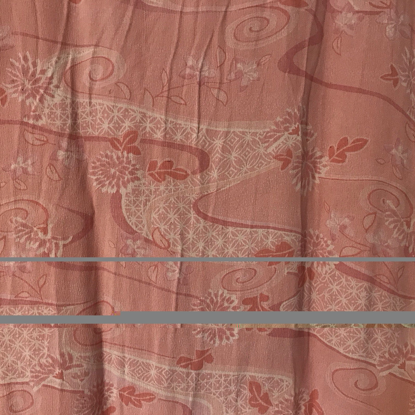 April Cornell Vintage Asian Inspired Pink Dress Size S 90s Garden Party Romantic
