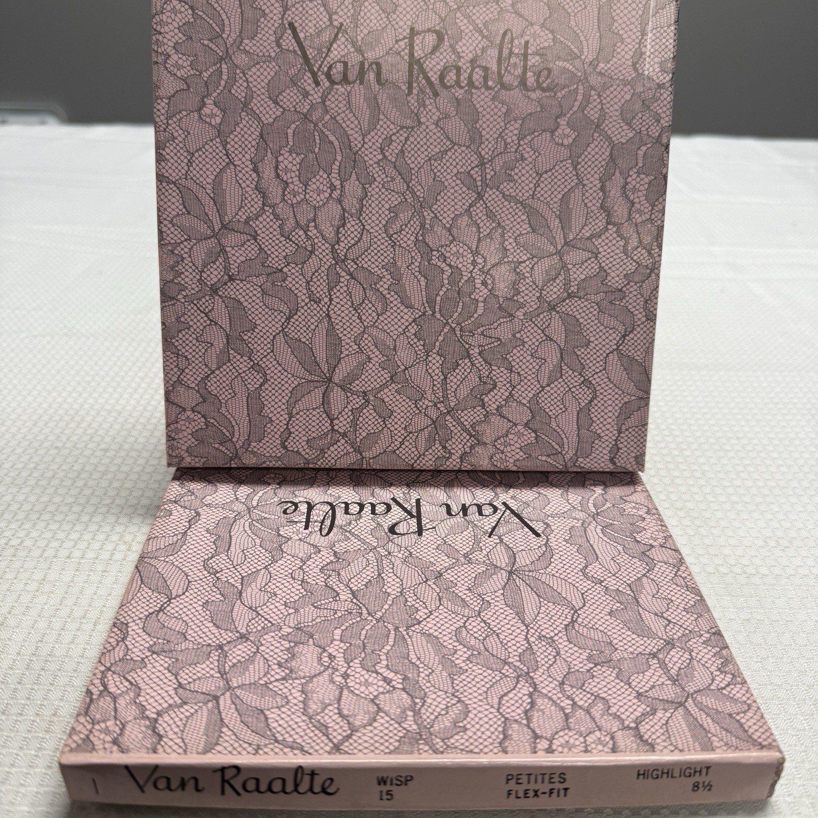 6 Vtg 50s Van Raalte Wisp 15 Highlight 8.5P Nylon Stockings Seams New 2 Boxes