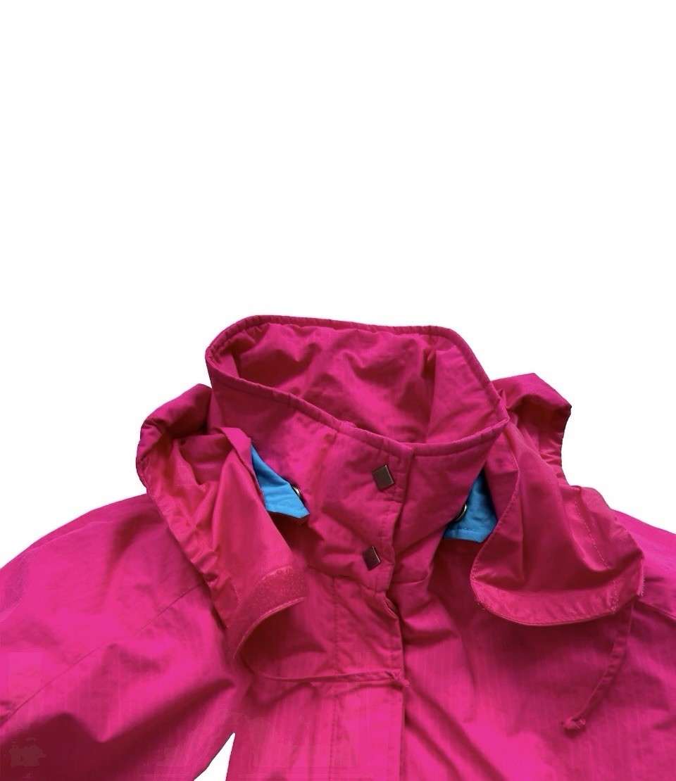 Awesome! VINTAGE Obermeyer Ski Jacket Pink Colorblock 80s Retro Size 10 L/XL