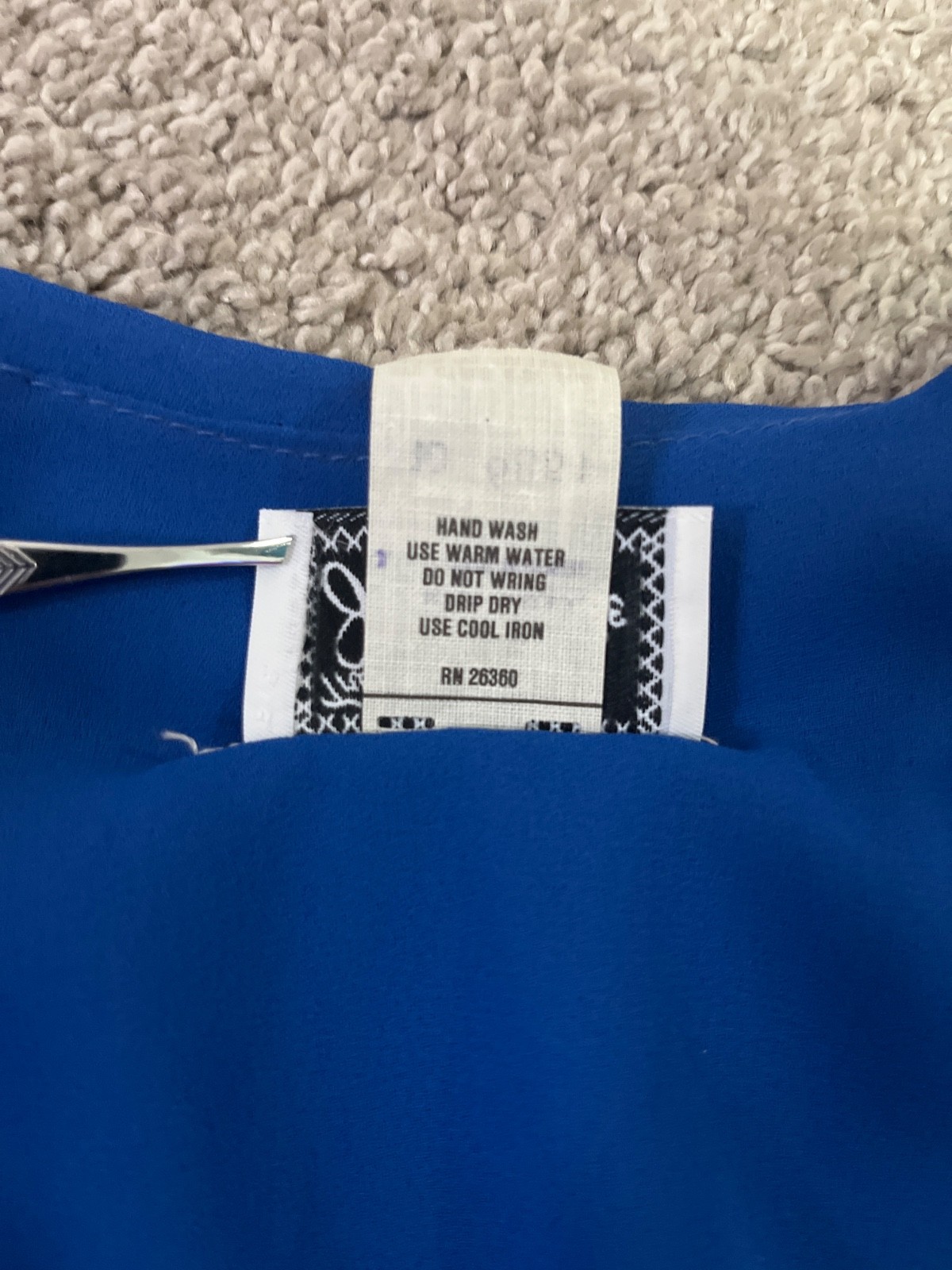 Vintage 70’s Dress 4 6 Blue Sequins by Trends by Jerrie Lurie