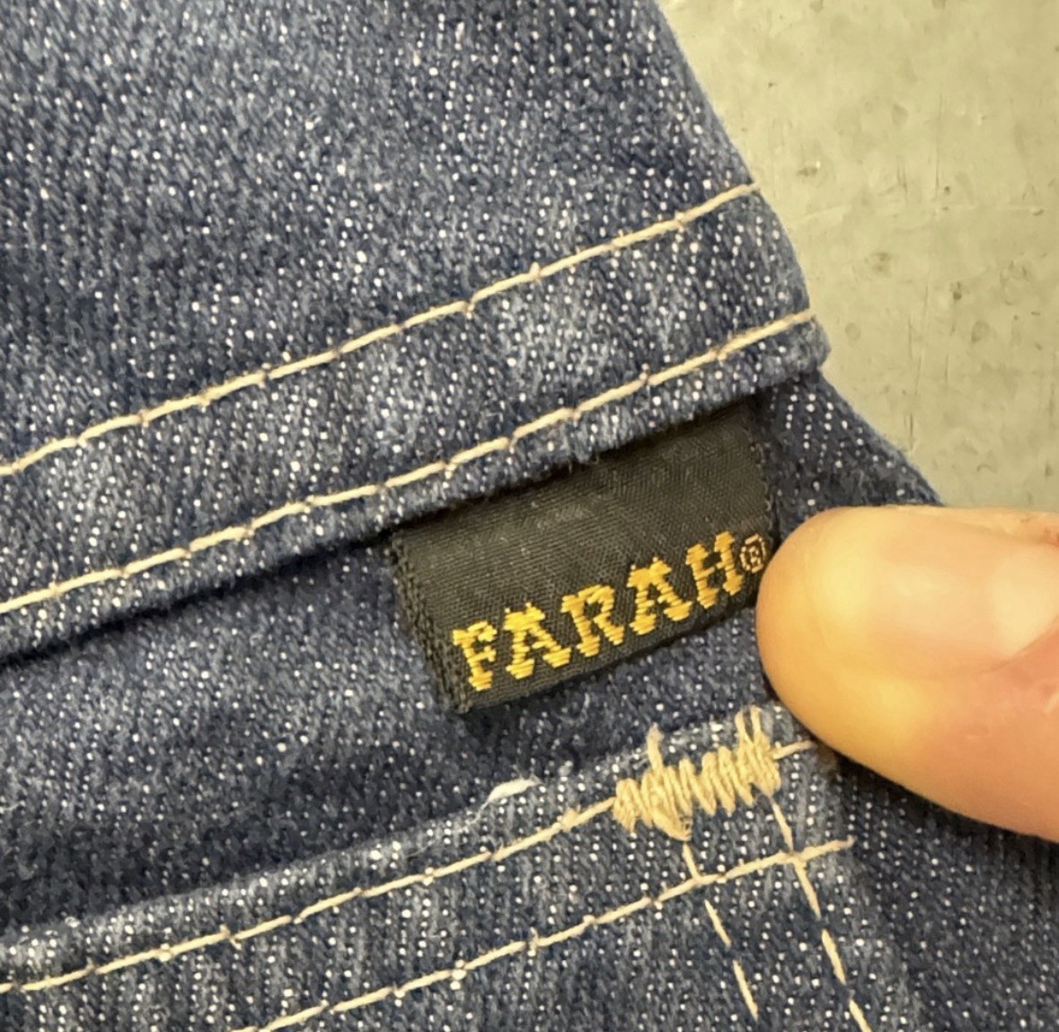 Vintage 1970’s Farah Dark Blue Women’s Jeans