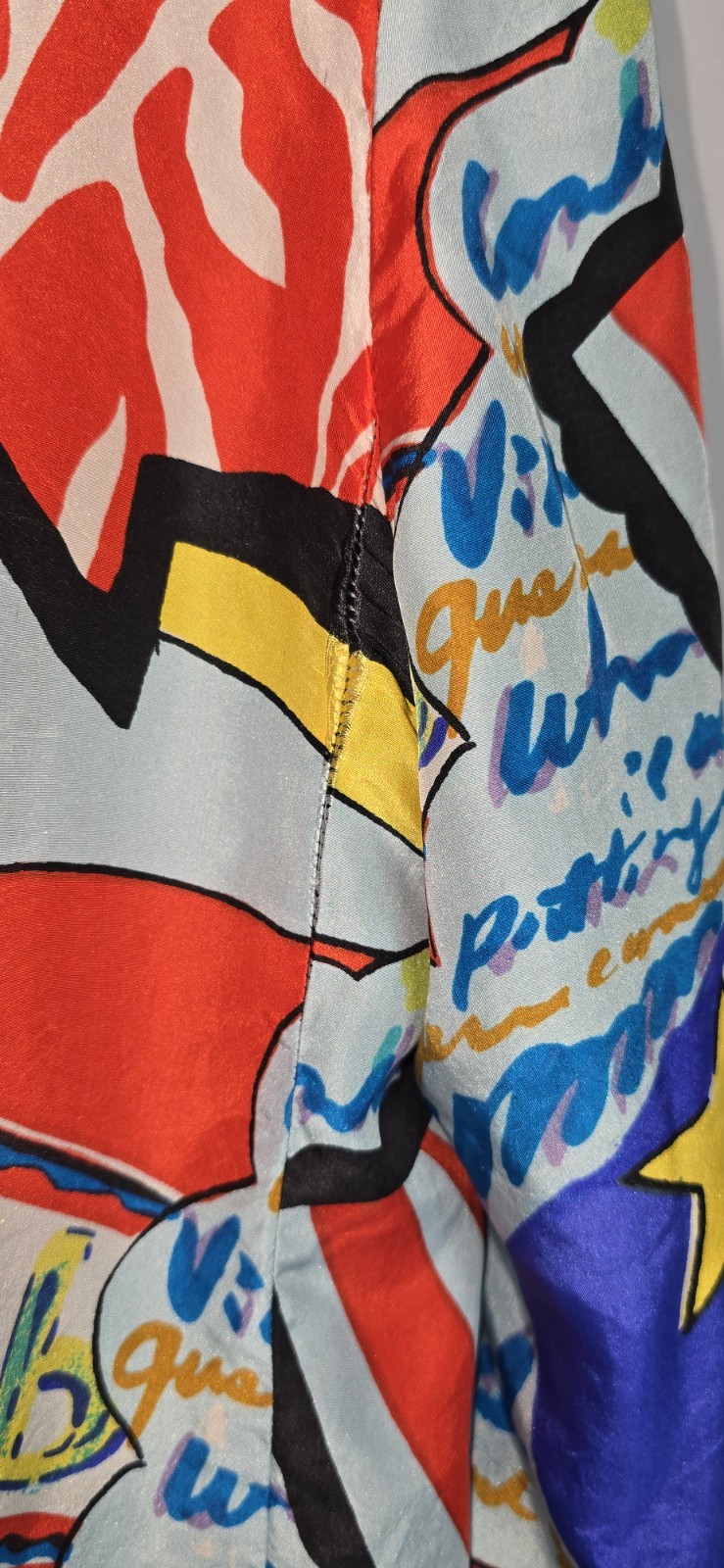 Vintage Carol Horn Workshop Blazer Silk Size Medium Multicolored