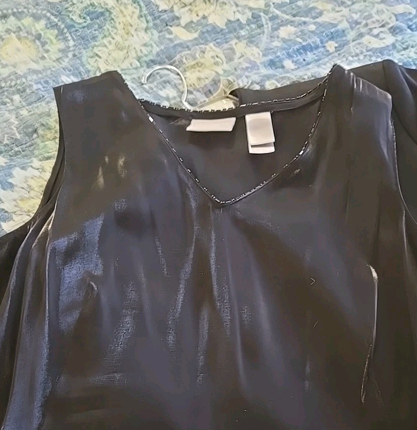 Calvin Klein Collection 1990s Black Neru Jacket 12-Skirt Sz 8-shell 12 Ensemble