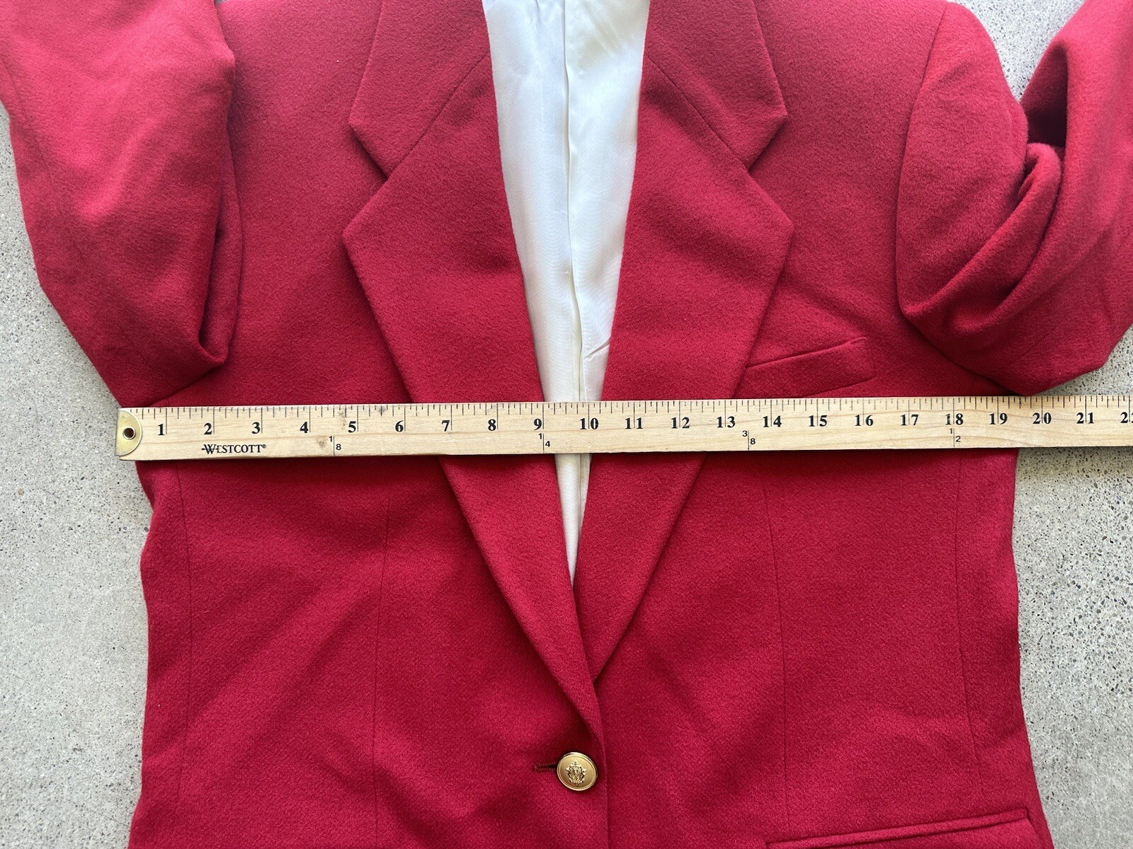 Vintage Pietxafes for Studio 121 Red 4-Pocket Blazer USA Made See Measurements
