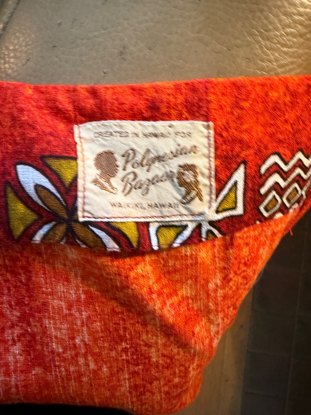 Vintage MCM 1960’s Polynesian Bazaar Hawaiian Dress Waikiki Hawaii Med