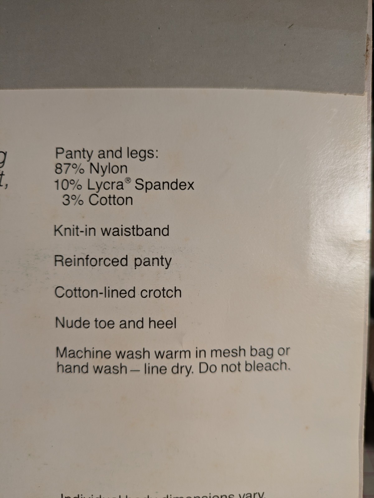 Vtg x3 Pantyhose JCPenney Spirit Lycra Control Sandalfoot Beige Sz A Short Sheer