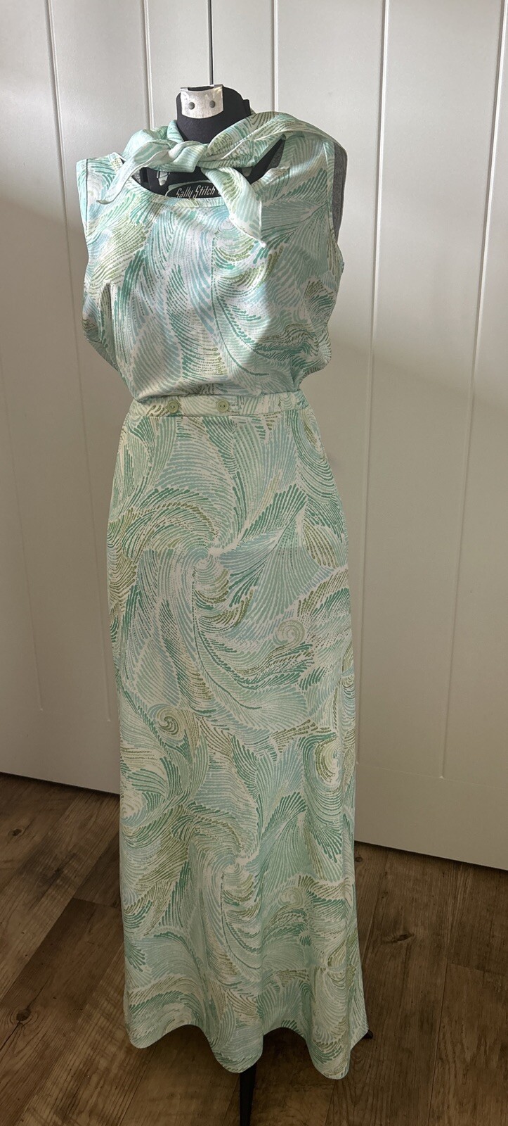 Vintage 1960’s/70’s 4 Pc. Bleeker Street Switchmates Skirt & Two Tops Scarf M-36