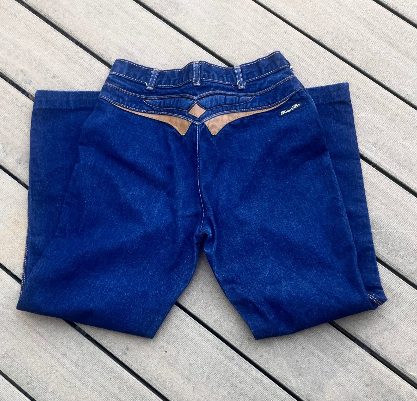 VINTAGE FANCY ASS JEANS 1970s/1980s 30w IN PERFECT CONDITION!