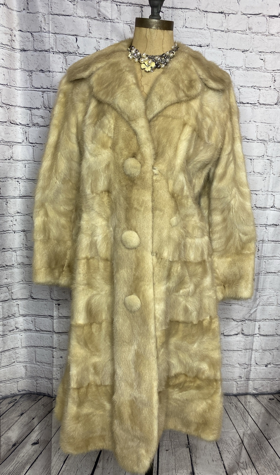 Vtg Fur Coat By GEORGE M. TRAHOS Fur House Athens Greece