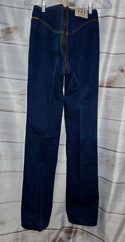 VTG SZ 30 9/10 Rag City Blues LA Zip ALL The Way Around Denim Jeans Style 705