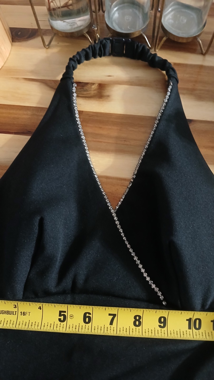 Vintage Dress And Shawl Goth Witch Jack Hartley Miami Black Silver Hollywood