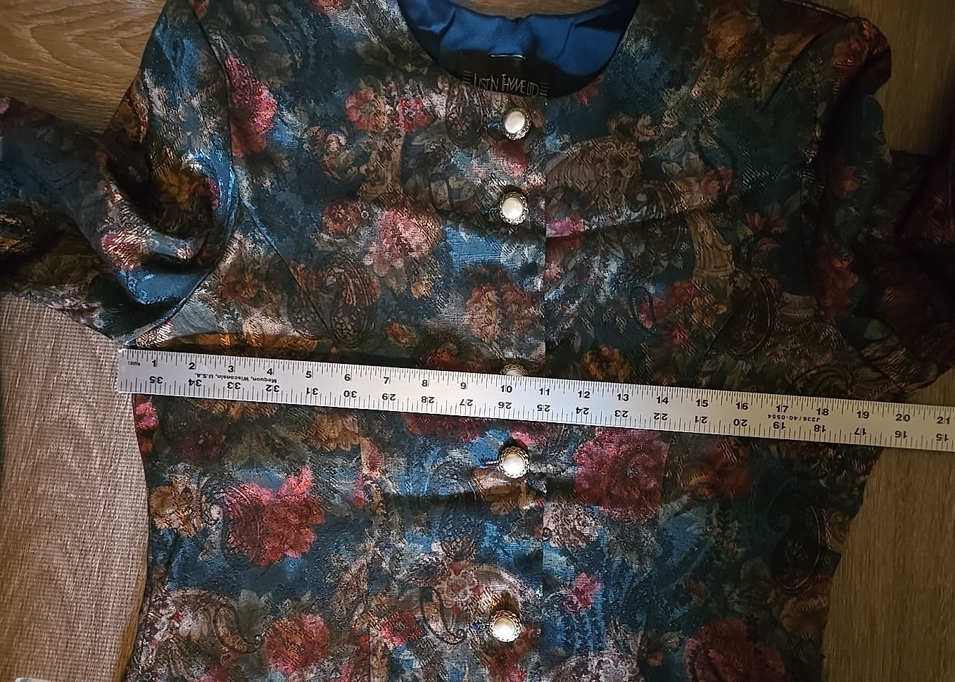 Vintage Just In Thyme LTD Floral Tapestry Blazer | Size 12 | 90s Grannycore
