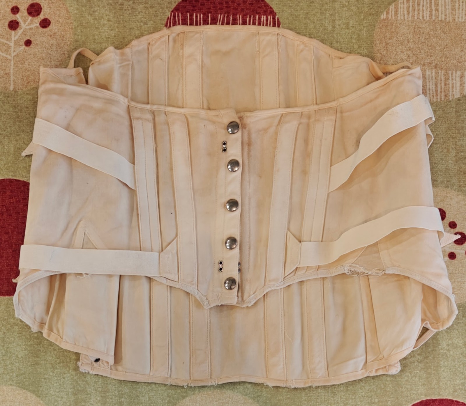 Vintage Side Lace CAMP Military/Medical Lumbar? Support Back Brace Canvas Corset