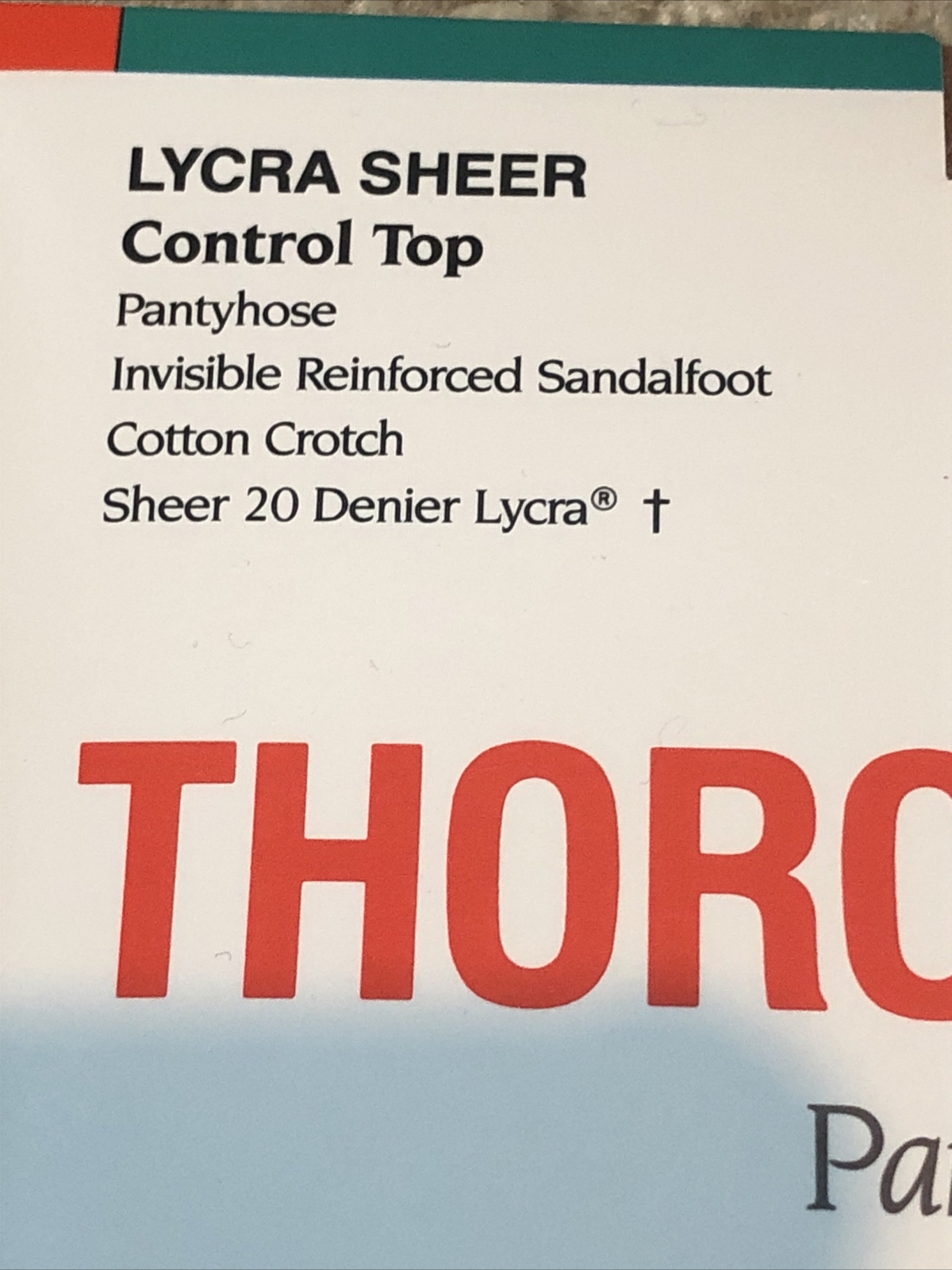 Lot Of 3 Thorobred For Her Pantyhose Size C Warm Beige Vintage Sheer Control Top