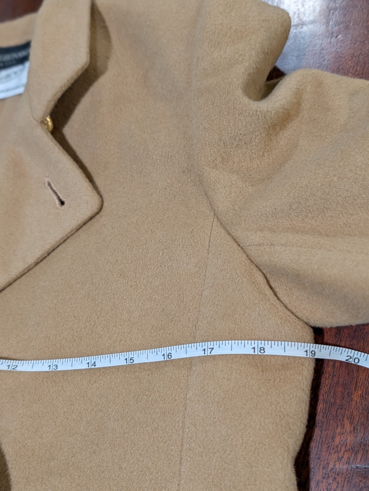 VTG Herbert Grossman Tan Blazer Wool Grace’s Nashville Crop Jacket Union Made 10