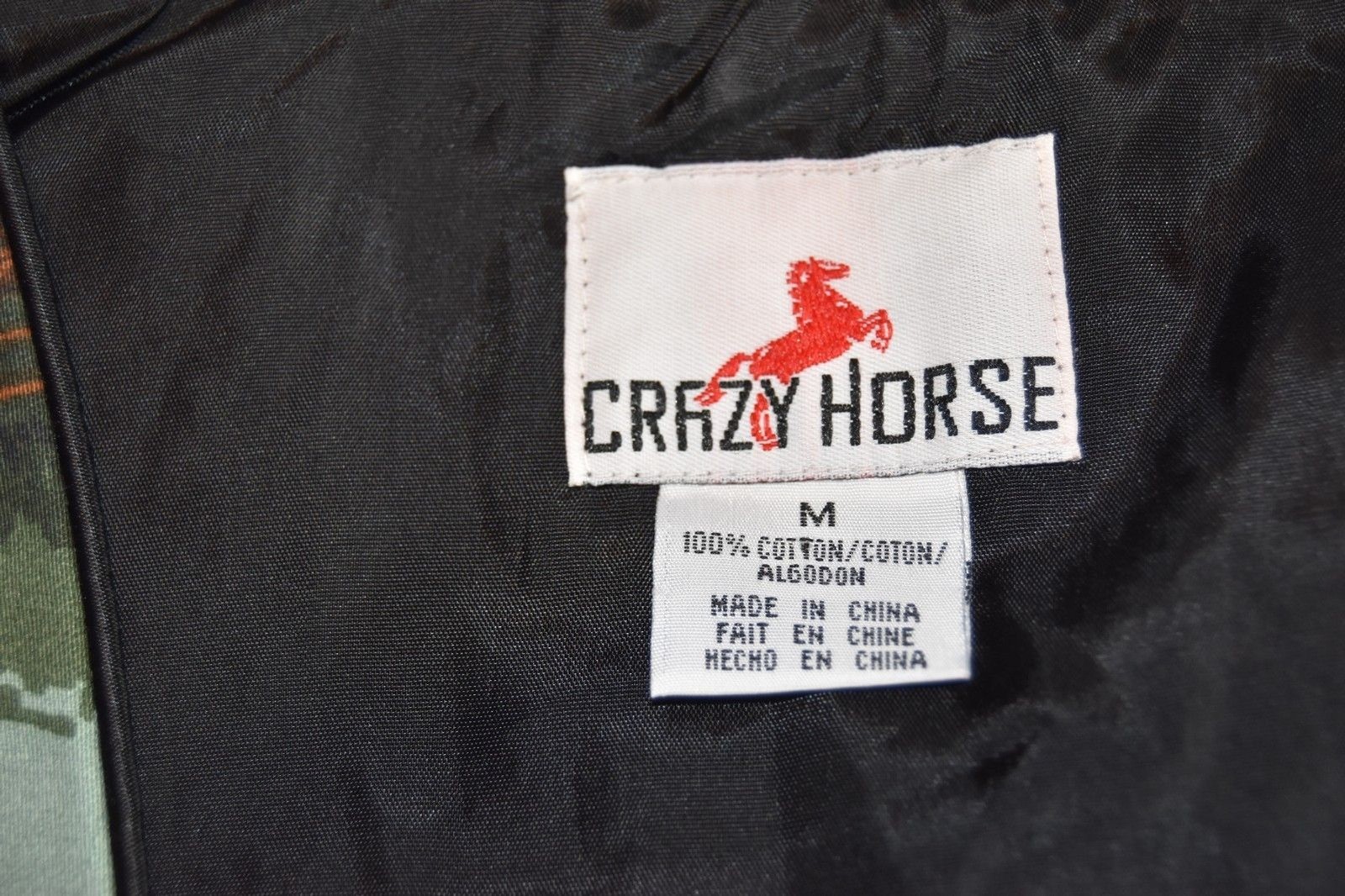 Vintage 80s Crazy Horse Liz Equestrian Vest The Hunt Button Back Size Medium