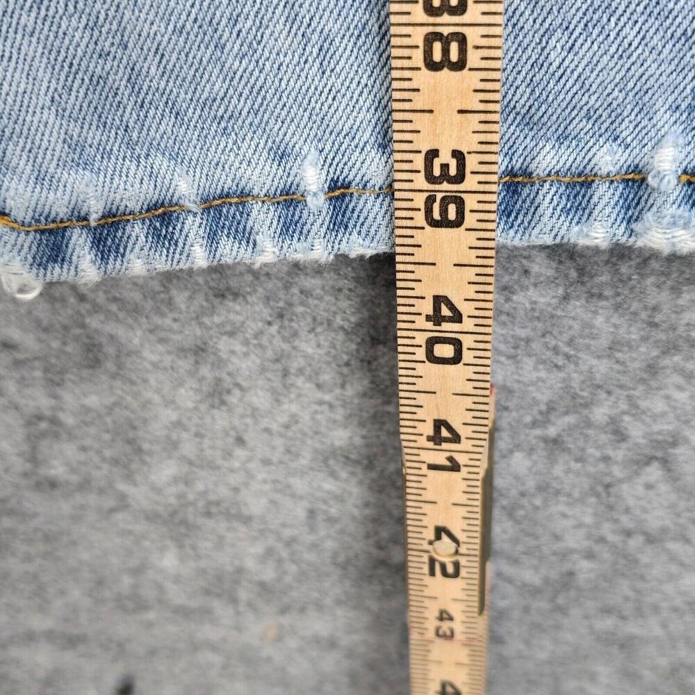 County Seat Nuovo Vintage 90s High Waisted Mom Jeans Light Wash Blue 10S Cotton