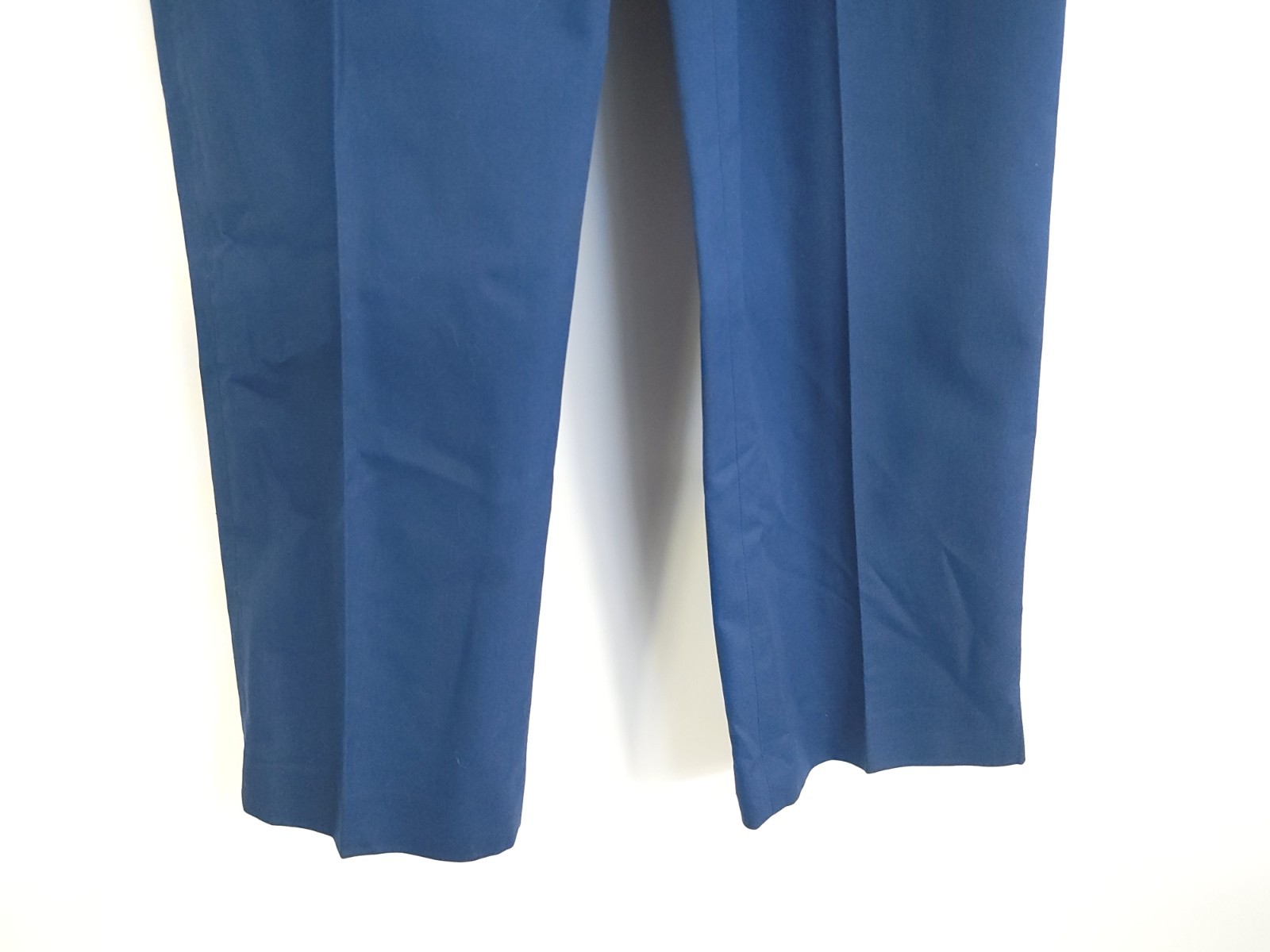 Vtg Sears Classic Pants Women’s 14 Navy Blue The Fashion Place Distressed USA