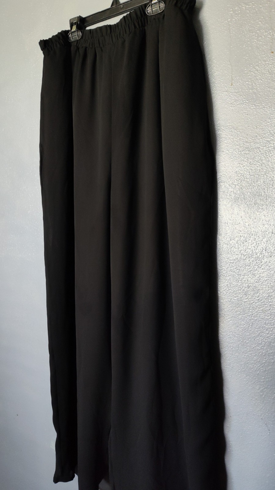 Women’s Vintage Size XL Black Lacy Afternoon Dress Pants Elastic Waist