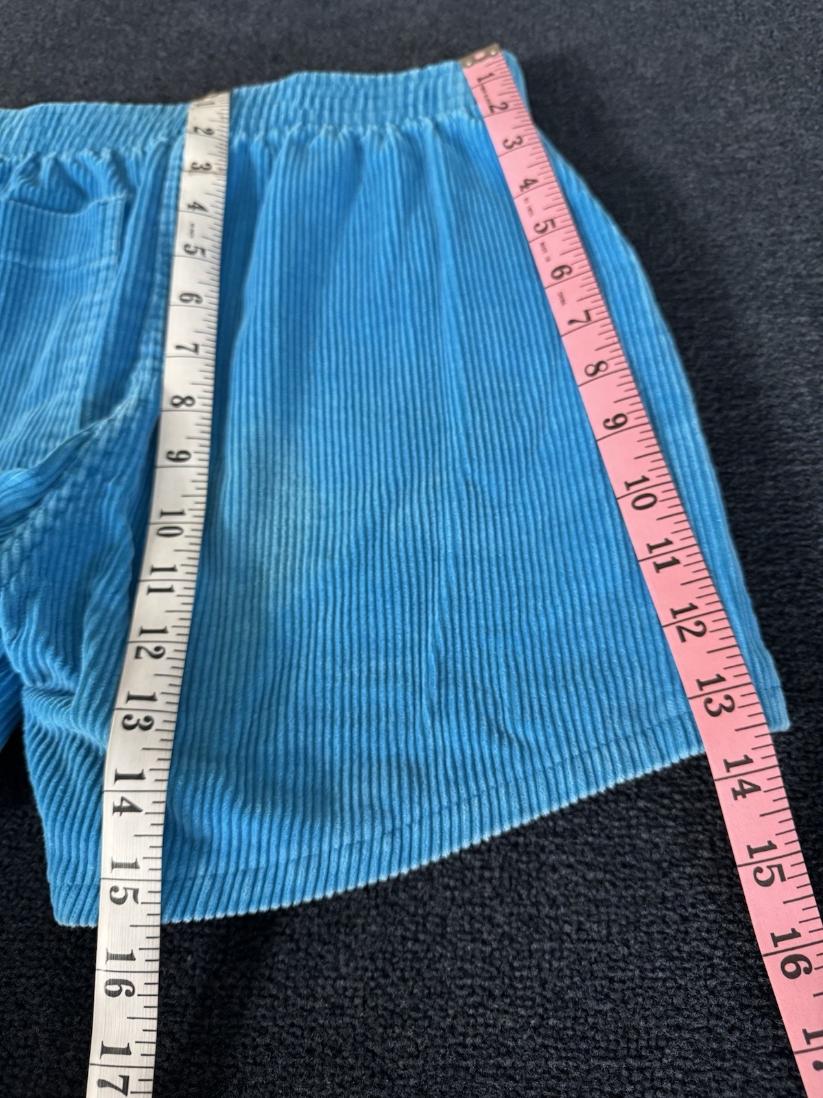Vintage Ocean Pacific OP Corduroy Shorts Blue Surf Skate Dogtown Longriders 80s