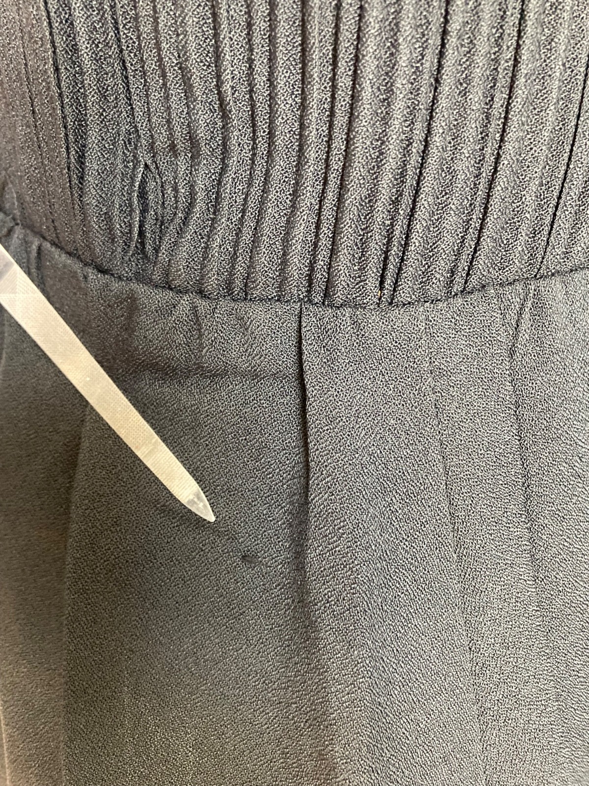 Vintage 60s Mod GoGo Cocktail Party Black Pleated Mini Dress Size Small/XS