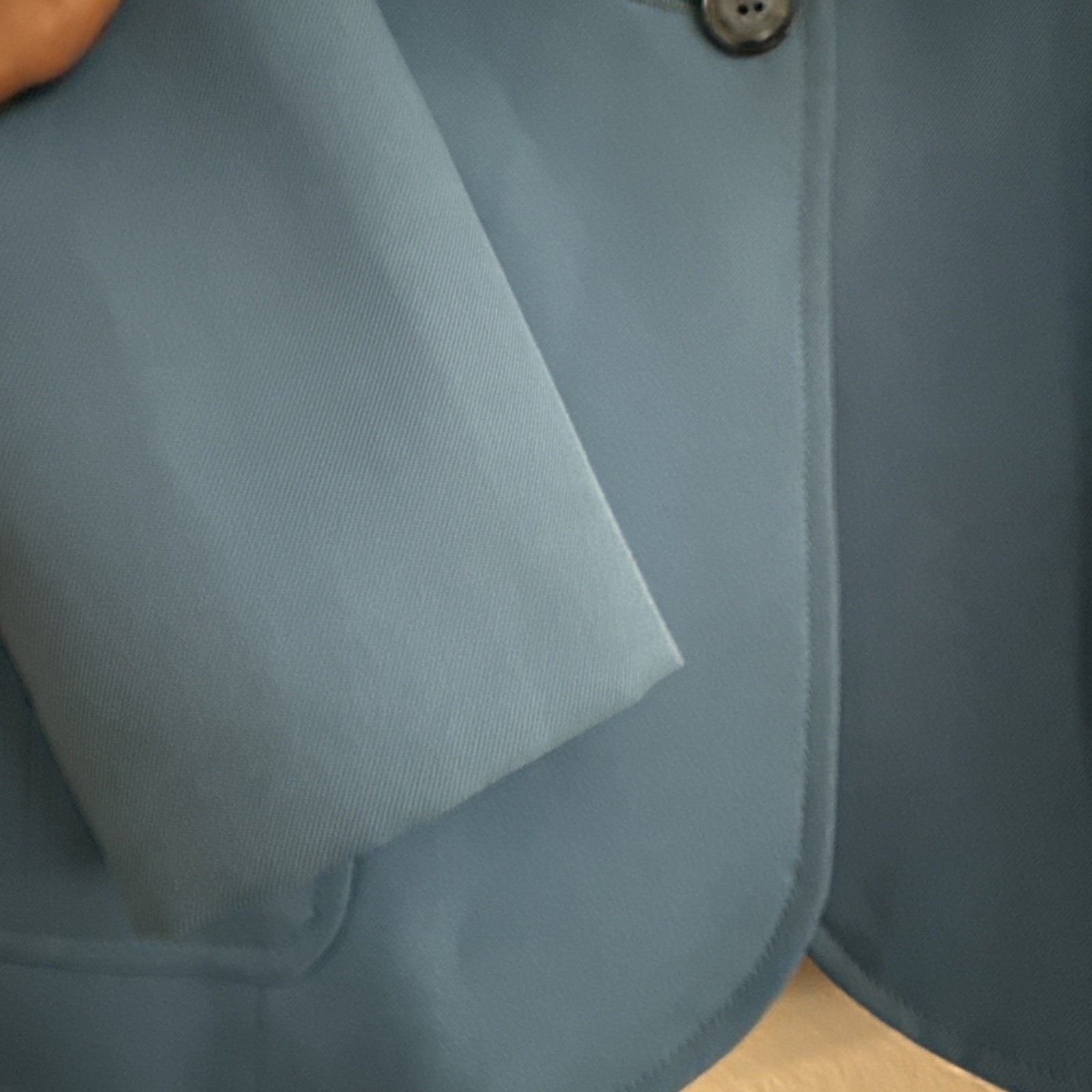 NWOT Vintage 1970s Blue Tailored Blazer Fitted Lined Women’s Leisure Suit