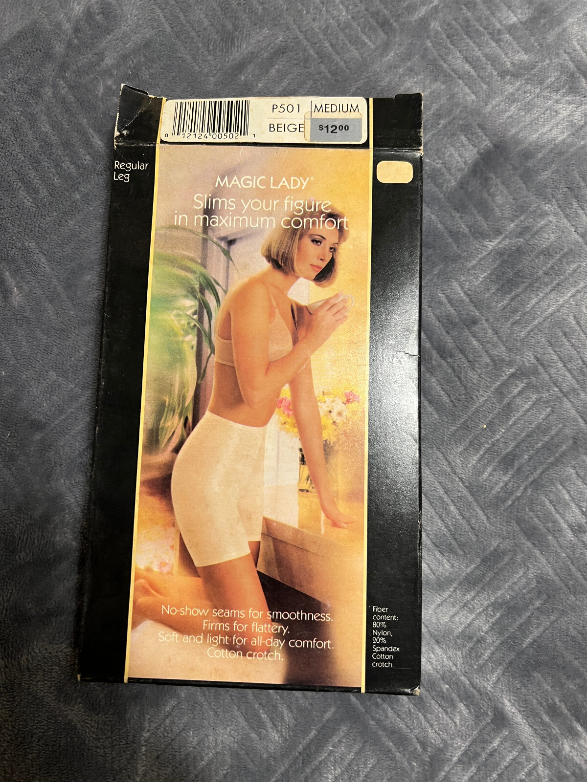 Vintage Exquisite Form Magic Lady Long Leg Panty Girdle NIB Size MED Beige