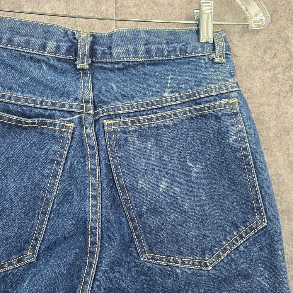 Vintage Zena High Waisted Mom Jeans Blue Tapered Leg Made in USA Womens Size 5