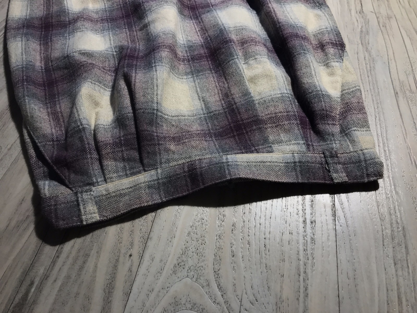 🔥Vintage 70’s College Town Purple Plaid Skirt Prep Retro School Girl S M 4346🔥