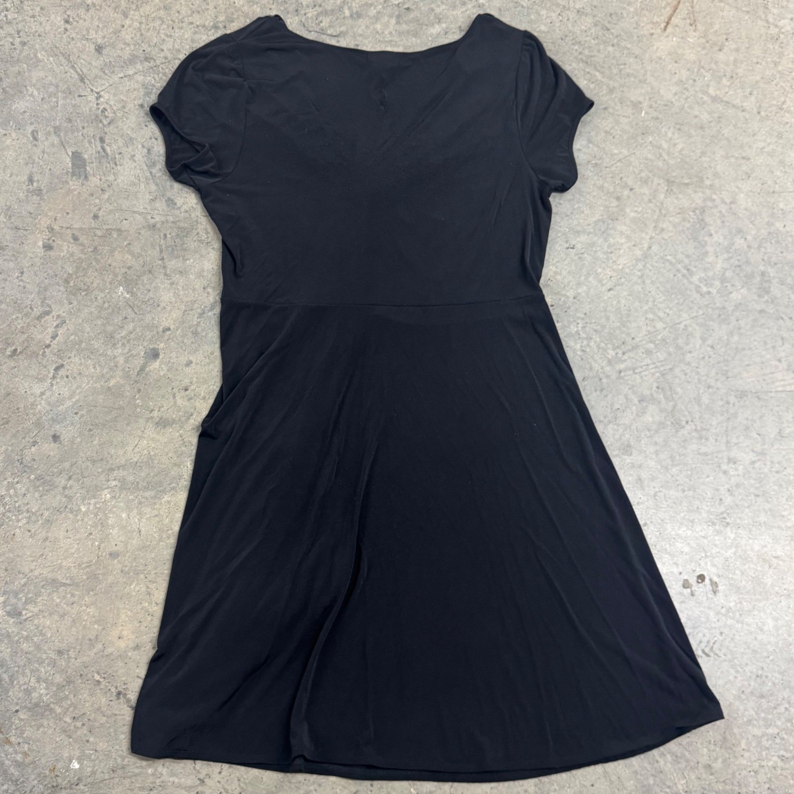Baby Phat VTG Y2k Black Ruched Twist Mini Dress S/2X Retro Streetwear Hip Hop